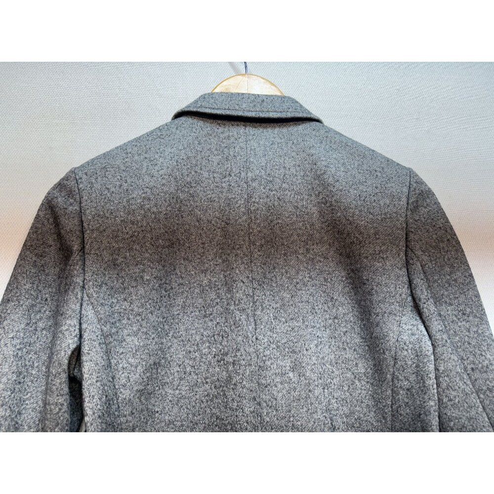 Talbots Women's Classic Wool Blend 3 Button Blazer Long Sleeve Size 10p Gray - Picture 9 of 10